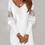 Malwina™ | Haljina s čipkastim rukavima