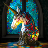 Jednorog – Vitražna lampa (jednorog)