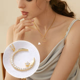 Věra | Elegantna ogrlica s motivom mjeseca