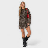 Lara | Haljina s leopard uzorkom