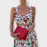 Heathers - Stylish dvodijelni set s suknjom