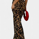 Elena | Maxi suknja s leopard uzorkom