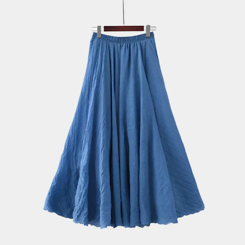 Kristýna Elegantne Visoke Struk Long Suknje Lagane