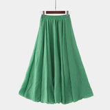 Kristýna Elegantne Visoke Struk Long Suknje Lagane