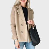 Emma – Elegantni sako s pletenim rukavima