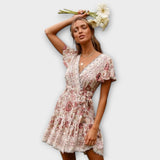 Amina - Īsas Boho Haljine