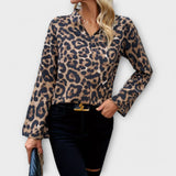 Slobodan bluzon s leopard uzorkom