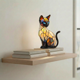 Mistični mačak - Vitralna lampa