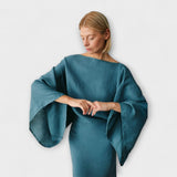 Dana - Kimono haljina, izrađena od lana i pamuka
