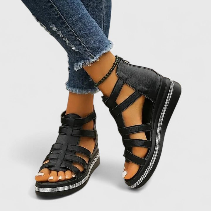 Kendall | Ortopedske sandale s strass kamenčićima
