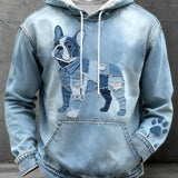 Paco - Hoodie s kapuljačom u patchwork stilu bulldoga