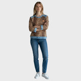 Roxy | Top s leopard uzorkom i traper rubovima